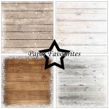 Paper Favourites - Designpapier "Winter Woods" Paper Pack 12x12 Inch 8 Bogen