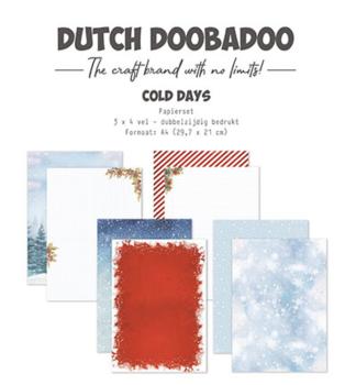 Dutch Doobadoo - Papier Kit "Cold Days" Crafty Kit - 12 Bogen