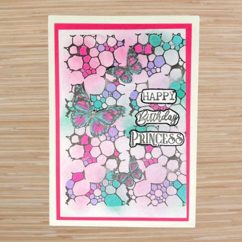 IndigoBlu - Gummistempel Set "Journaling Textures 2" A6 Rubber Stamp