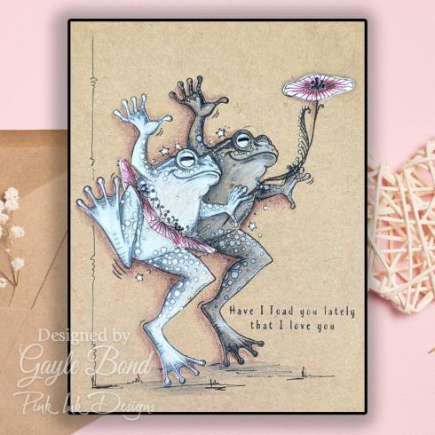 Pink Ink Designs - Stempelset "King Of The Toad" Clear Stamps