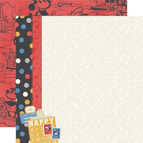 Simple Stories - Collections Kit "Say Cheese Classic Mouse" 12 Bogen Designpapier