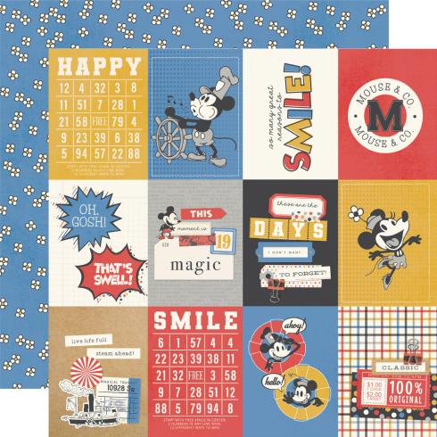 Simple Stories - Collectors Essential Kit "Say Cheese Classic Mouse" 12 Bogen Designpapier