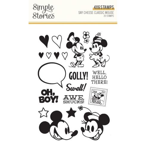 Simple Stories - Stempelset "Say Cheese Magic Mouse" Clear Stamps 