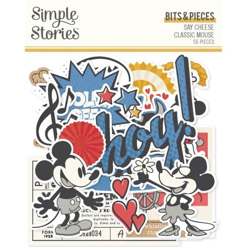 Simple Stories - Stanzteile "Say Cheese Classic Mouse" Bits & Pieces 