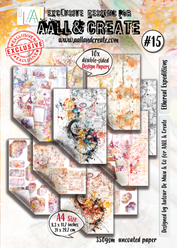 AALL and Create - Designpapier "Ethereal Expeditions" Paper Pack A4 - 10 Bogen