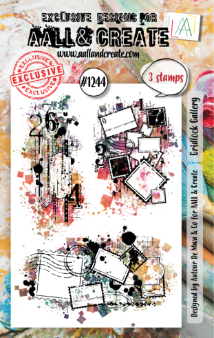 AALL and Create - Stempelset A7 "Gridlock Gallery" Clear Stamps