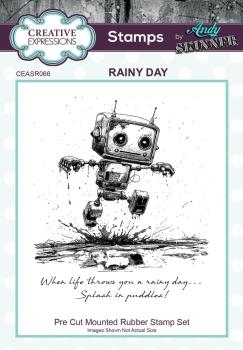 Creative Expressions - Stempelset "Botology Rainy Day" Clear Stamps 10,9x9,6cm Design by Andy Skinner