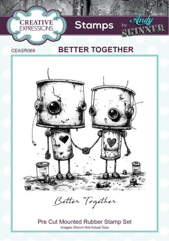 Creative Expressions - Stempelset "Botology Better Together" Clear Stamps 10,9x9,6cm Design by Andy Skinner