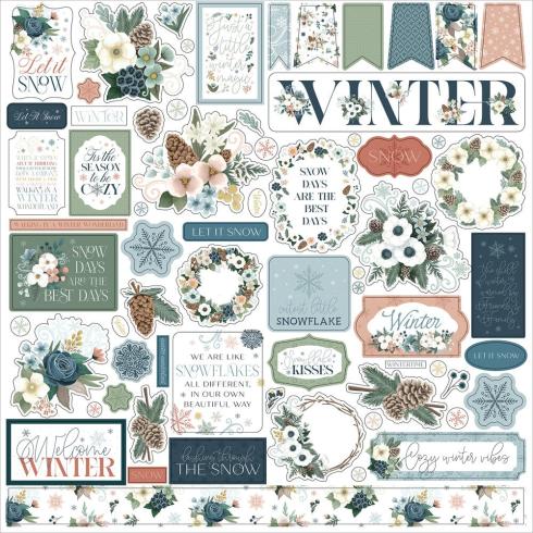 Carta Bella "Winter Wonderland" Stickers