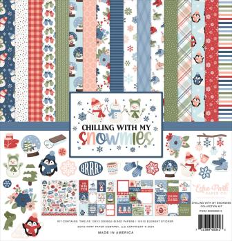 Echo Park - Designpapier "Chilling With My Snowmies" Collection Kit 12x12 Inch - 12 Bogen