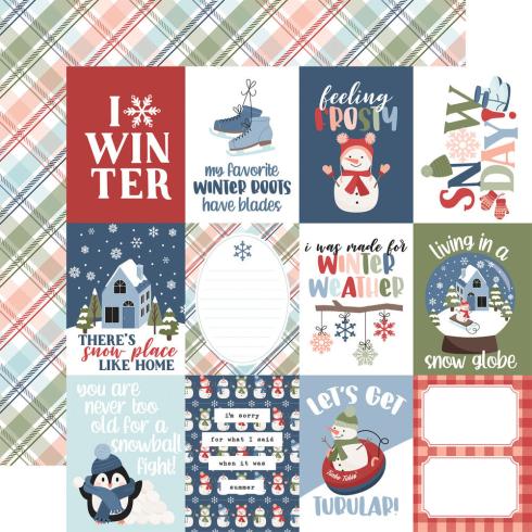 Echo Park - Designpapier "Chilling With My Snowmies" Collection Kit 12x12 Inch - 12 Bogen