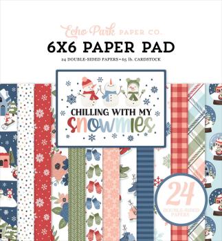 Echo Park - Designpapier "Chilling With My Snowmies" Paper Pack 6x6 Inch - 24 Bogen