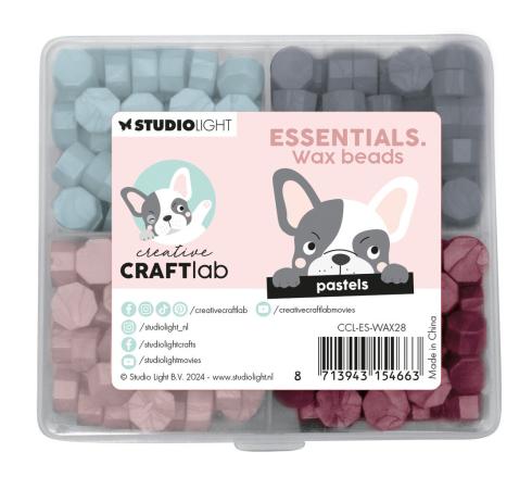 Creative Craft Lab - Studio Light - Wachsperlen "Pastels" Wax Beads 4x15g