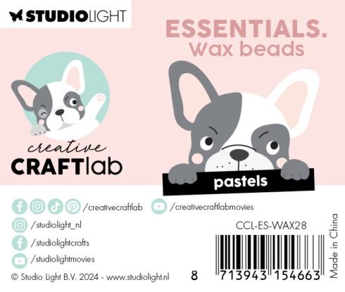 Creative Craft Lab - Studio Light - Wachsperlen "Pastels" Wax Beads 4x15g