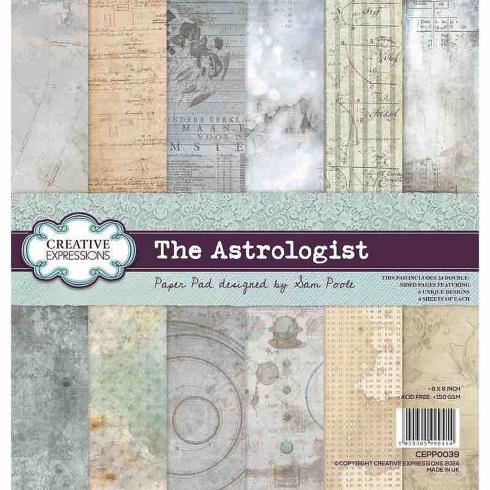 Creative Expressions - Designpapier "The Astrologist" Paper Pack 8x8 Inch - 24 Bogen  