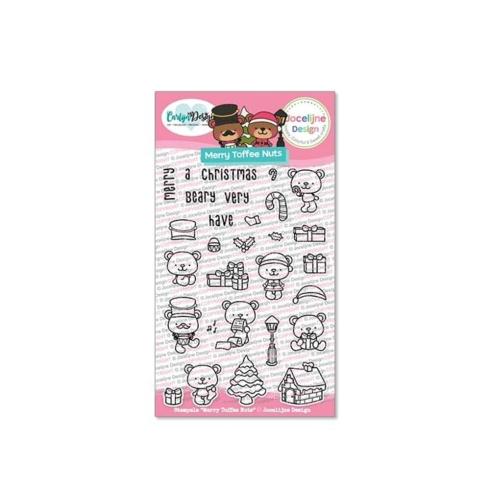 Carlijn Design - Stempelset "Merry Toffee Nuts" Clear Stamp 