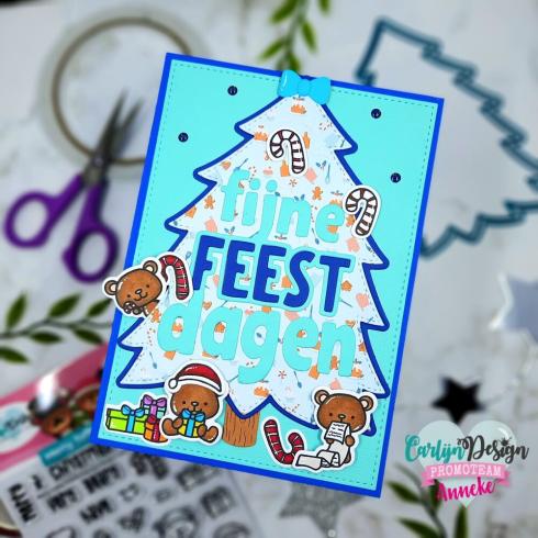 Carlijn Design - Stempelset "Merry Toffee Nuts" Clear Stamp 