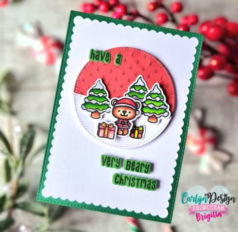 Carlijn Design - Stempelset "Merry Toffee Nuts" Clear Stamp 