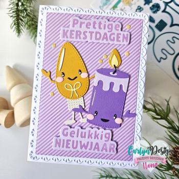 Carlijn Design - Stanzschablone "Festive Friends" Dies 