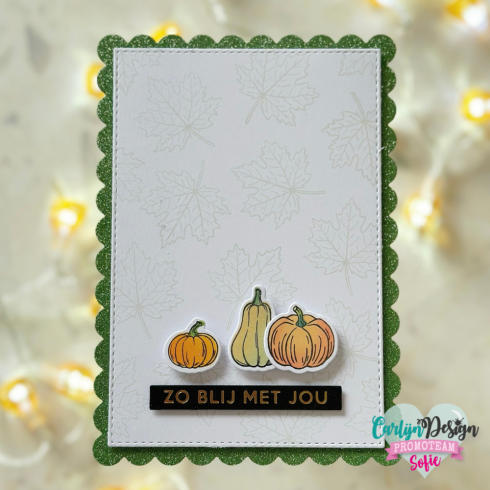 Carlijn Design - Stempelset "Herfstgroetjes" Clear Stamp 