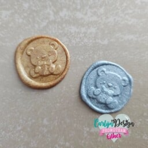 Carlijn Design - Wachsperlen "Glitter Gold" Wax Seal Melts 30g