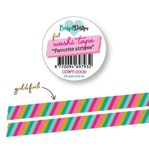 Carlijn Design - Decorative Tape "Favorite stripes" Washi Tape