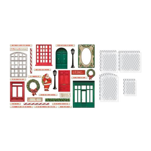 Tim Holtz - Idea Ology - Stanzteile "Baseboards + Transparencies" Die Cuts