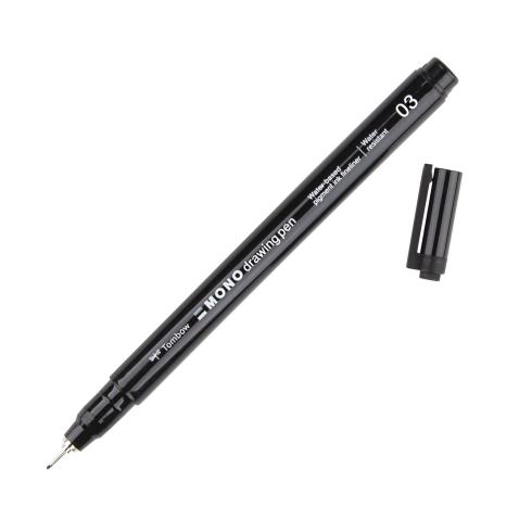 Tombow - Fineliner "Black" MONO Drawing Pen 03