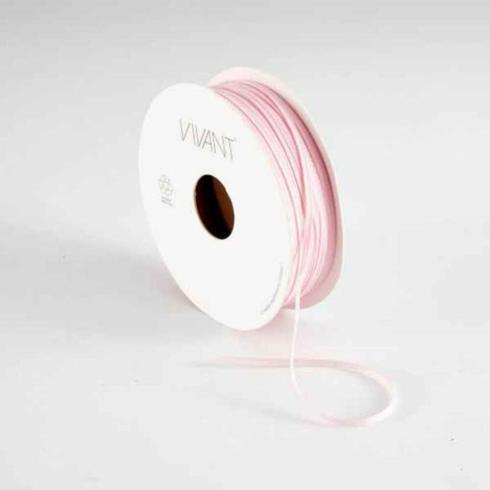 Vivant - Texture Narrow Ribbon Band "Light Rose" 10m