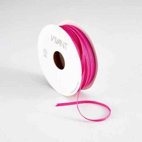 Vivant - Texture Narrow Ribbon Band "Fuchsia" 10m