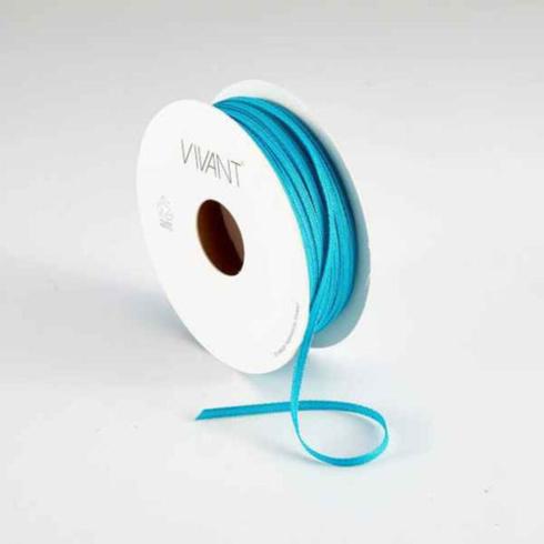 Vivant - Texture Narrow Ribbon Band "Turquoise" 10m