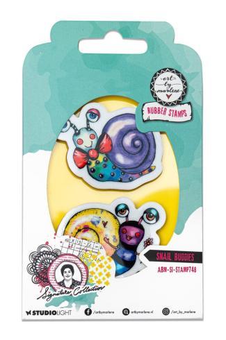 Art By Marlene - Stempelset "Snail Buddies" Signature Collection Cling Stamp