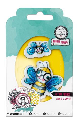 Art By Marlene - Stempelset "Flying Friends" Signature Collection Cling Stamp