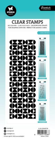 Studio Light - Stempel "Retro Pattern" Clear Stamps