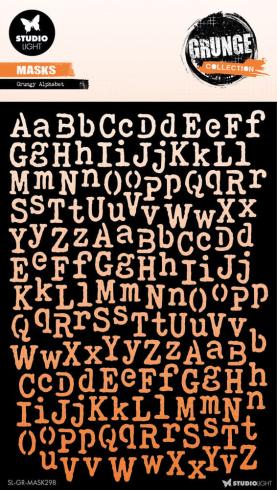 Studio Light - Schablone "Grungy Alphabet" Stencil Grunge Collection