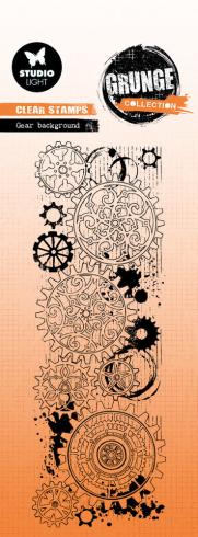 Studio Light - Stempel "Gear Background" Clear Stamps Grunge Collection