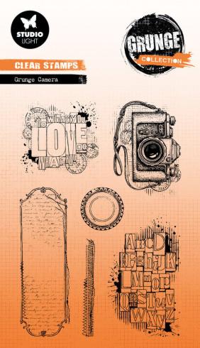 Studio Light - Stempelset "Grunge Camara" Clear Stamps Grunge Collection