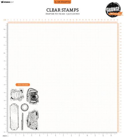 Studio Light - Stempelset "Grunge Camara" Clear Stamps Grunge Collection