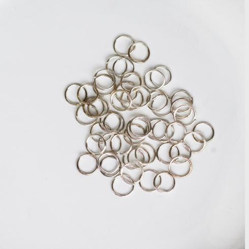 Dress My Craft - Metallringe "Bright Silver" Jump Ring