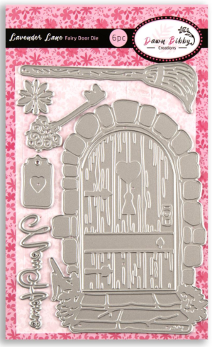 Dawn Bibby - Stanzschablone "Lavender Lane Fairy Door" Dies