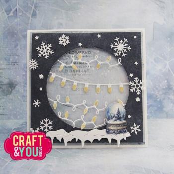 Craft & You Design - Stanzschablone "Christmas Lights" Dies