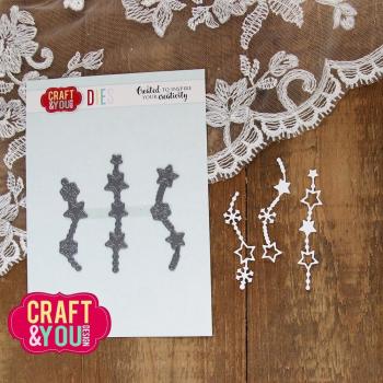 Craft & You Design - Stanzschablone "Decorative Chains 1" Dies