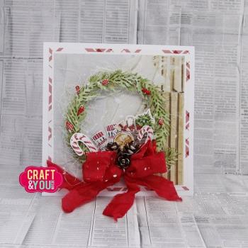 Craft & You Design - Stanzschablone "Cedar Wreath" Dies