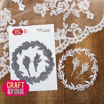 Craft & You Design - Stanzschablone "Cedar Wreath" Dies