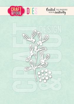 Craft & You Design - Stanzschablone "Sprig of Mistletoe" Dies