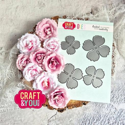 Craft & You Design - Stanzschablone "Magda's Rose" Dies