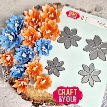 Craft & You Design - Stanzschablone "Magda's Seven Petal Flower" Dies