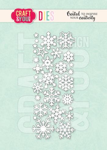 Craft & You Design - Stanzschablone "Small Snowflakes" Dies