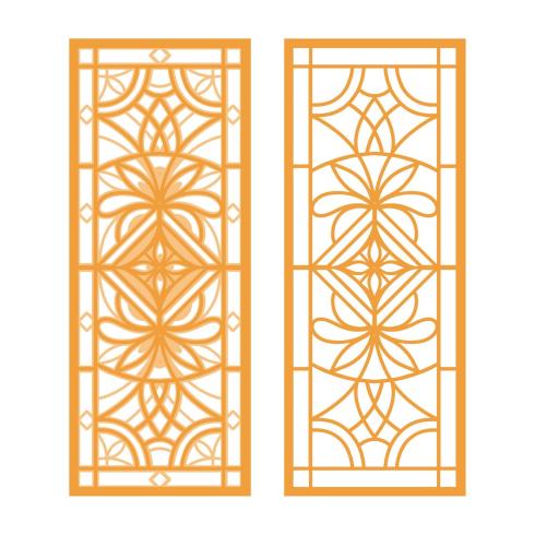 Tonic Studios - Stanzschablone "stained glass window strip Delicate decoration" Dies 