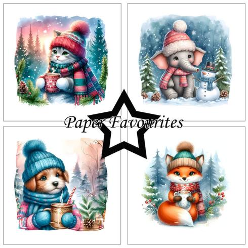 Paper Favourites - Designpapier "Cute Christmas" Paper Pack 12x12 Inch 8 Bogen